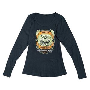 Harley Davidson Rocky Point Rally Sonora Mexico 2013 Long Sleeve TShirt Womens S